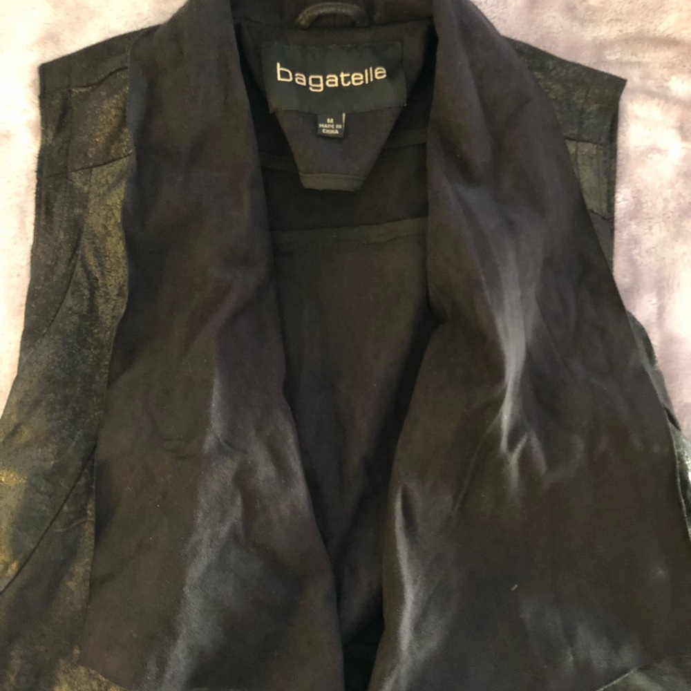Black Vest with tie in back
